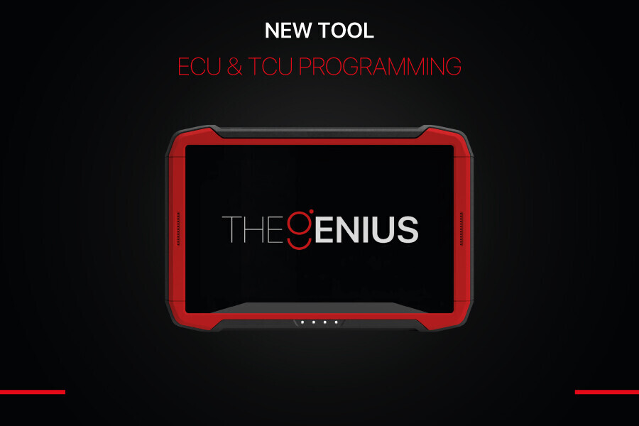 Dimsport TheGenius — 10,1-Zoll-Programmiergerät für ECU und TCU, mit OBD, Bench und Boot